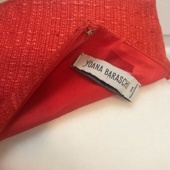 Paprika red Yoana Baraschi wiggle dress pockets! - Picture 11 of 12